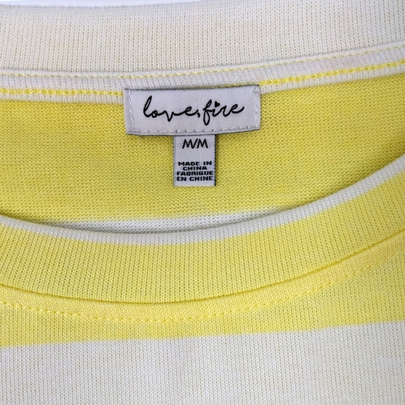 Love, Fire striped knit crop top - Picture 6 of 11